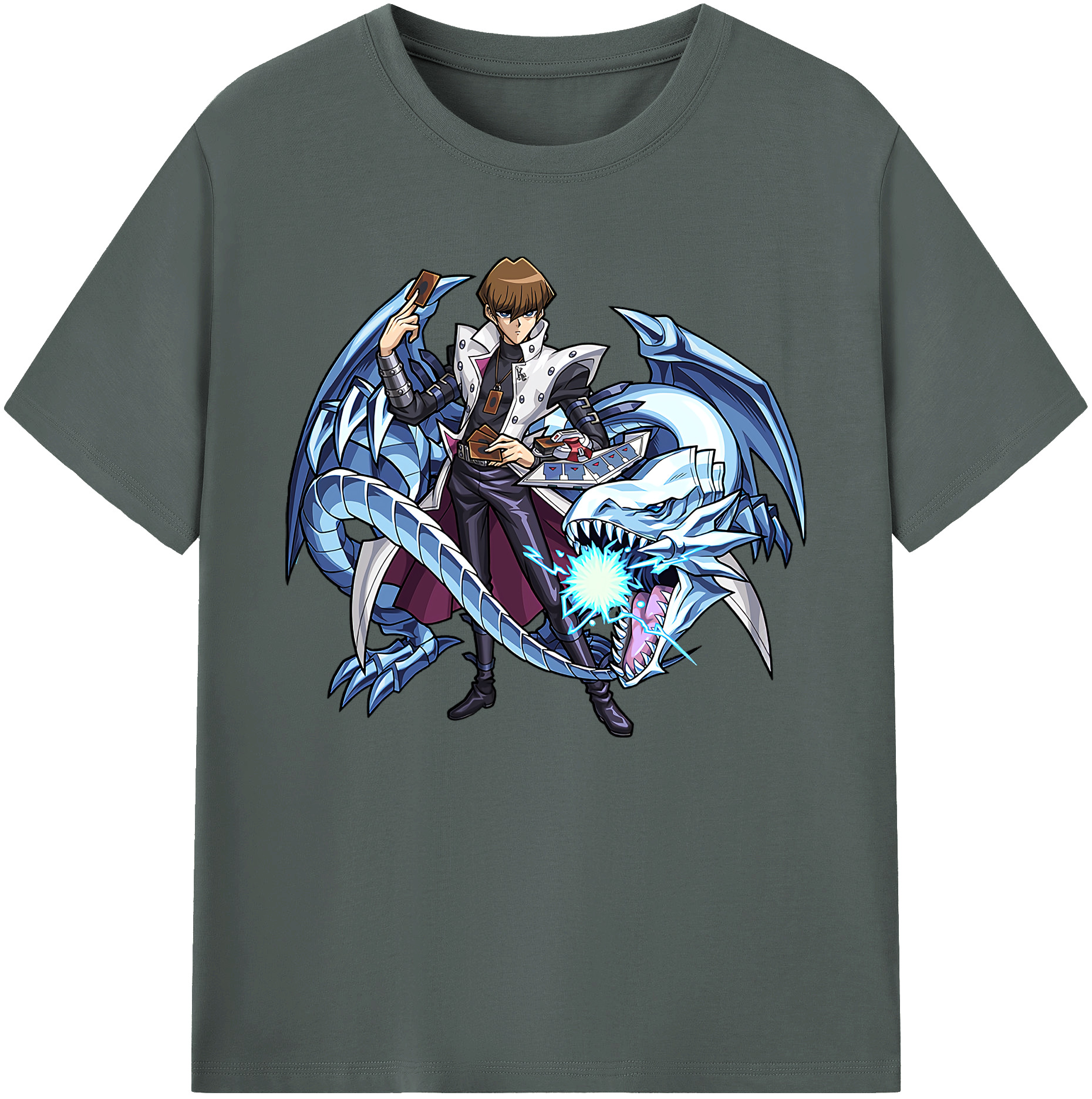 （画像用） 遊☆戯☆王 Yu-Gi-Oh! 綿100％ メンズ半袖Tシャツ｜肌触りやわらか＆通気性